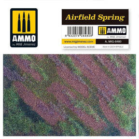 Ammo by MIG Dioramas - Scenic Mats - Airfield Spring - Gap Games