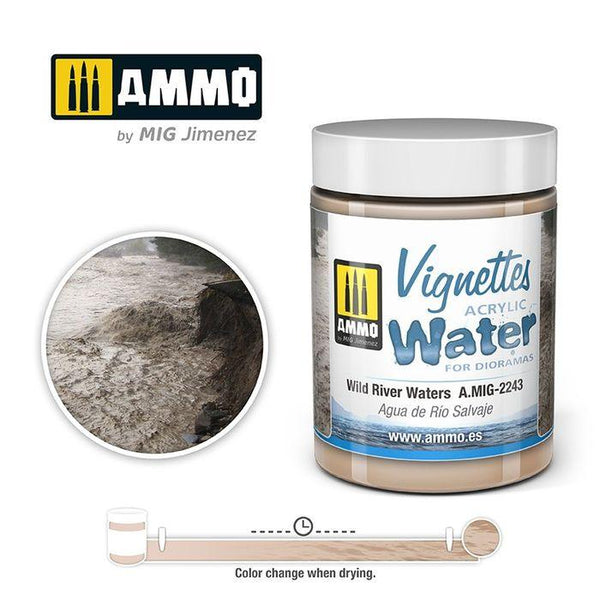 Ammo by MIG Dioramas Wild River Waters 100ml - Gap Games