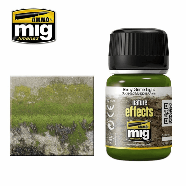 Ammo by MIG Enamel Effects Slimy Grime Light 35ml - Gap Games