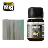 Ammo by MIG Enamel Streaking Effects Dark Streaking Grime 35ml - Gap Games
