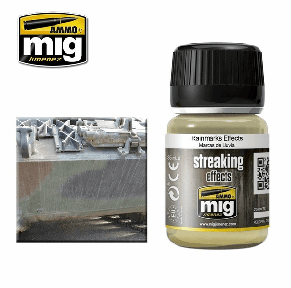 Ammo by MIG Enamel Streaking Effects Rainmarks Effects 35ml - Gap Games