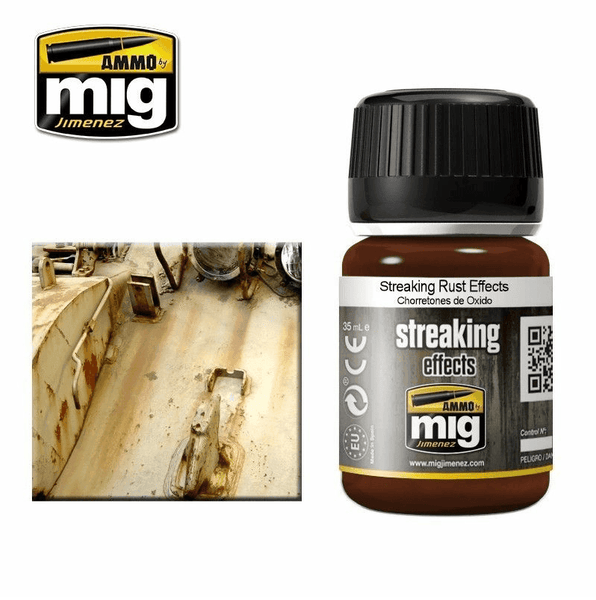 Ammo by MIG Enamel Streaking Effects Streaking Rust Effects 35ml - Gap Games