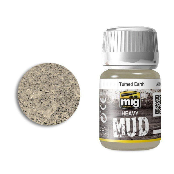 Ammo by MIG Enamel Textures Turned Earth 35ml - Gap Games