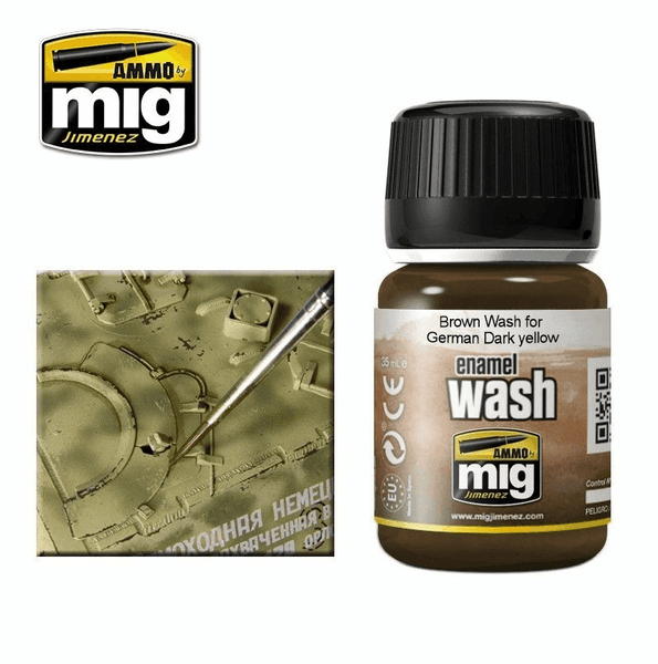 Ammo by MIG Enamel Washes Afrika Korps Wash 35ml - Gap Games