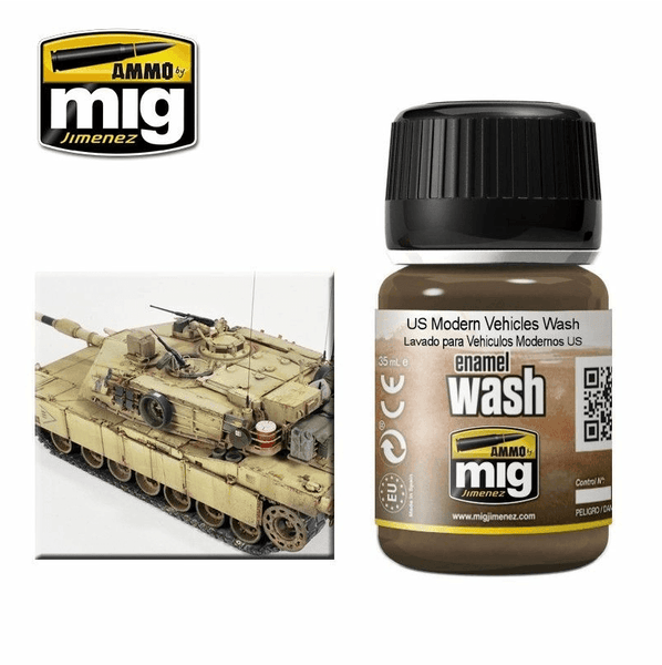 Ammo by MIG Enamel Washes US Modern Vehicles Wash 35ml - Gap Games