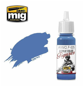 Ammo by MIG Figures Paints Medium Blue 17ml - Gap Games