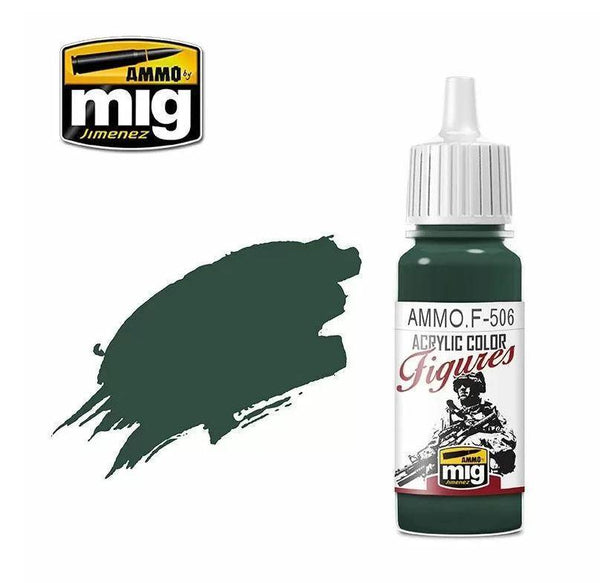 Ammo by MIG Figures Paints Medium Russian Green 17ml - Gap Games