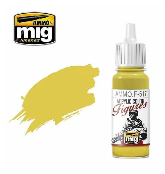 Ammo by MIG Figures Paints Pale Gold Yellow 17ml - Gap Games