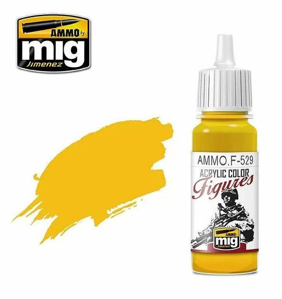 Ammo by MIG Figures Paints Pure Yellow 17ml - Gap Games