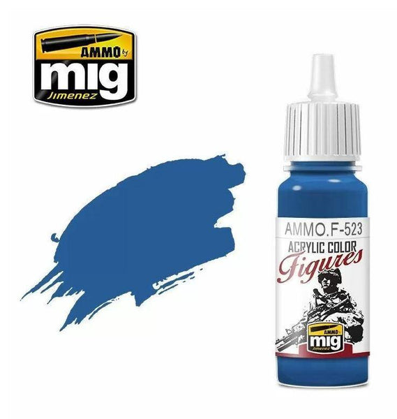 Ammo by MIG Figures Paints Uniform Blue 17ml - Gap Games