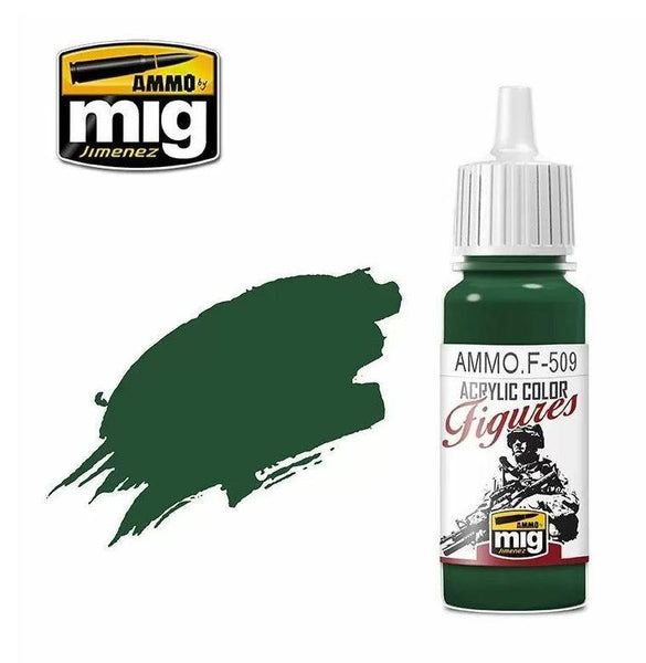 Ammo by MIG Figures Paints Uniform Green Base 17ml - Gap Games