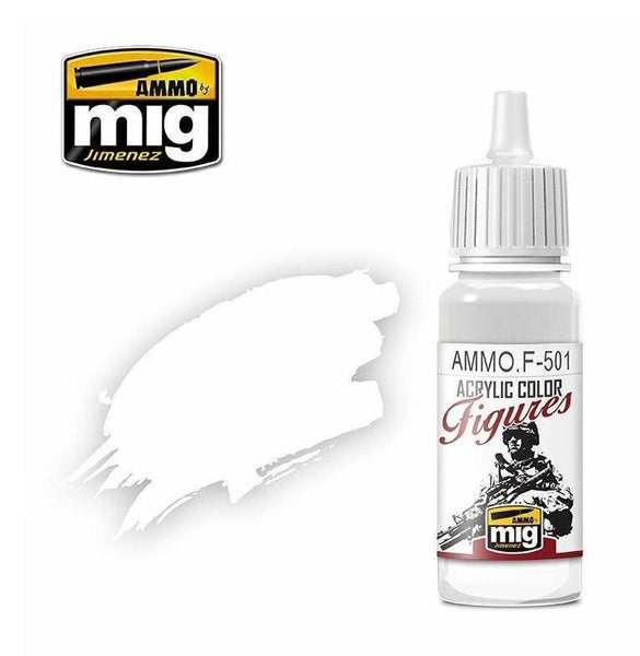 Ammo by MIG Figures Paints White 17ml - Gap Games