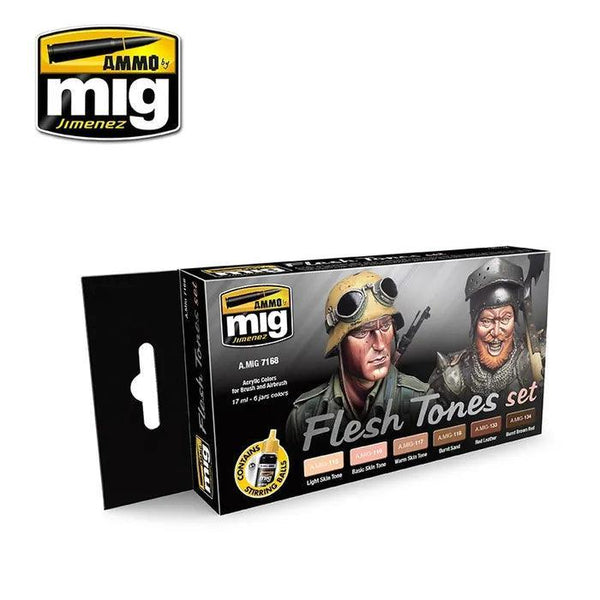Ammo by MIG Flesh Tones Set - Gap Games