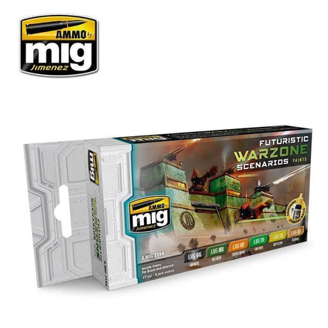 Ammo by MIG Futuristic Warzone ScenariosColour Set - Gap Games