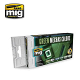 Ammo by MIG Green Mechas Colours Set - Gap Games