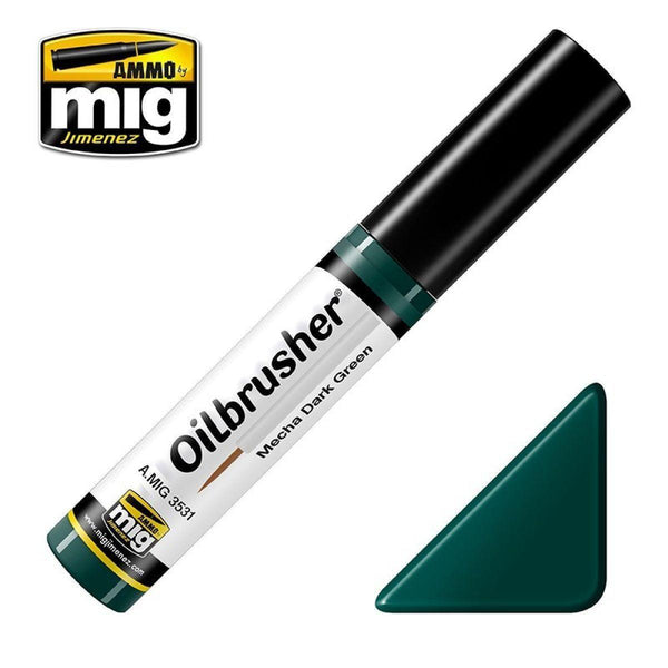 Ammo By MIG Mecha dark green Oilbrusher - Gap Games