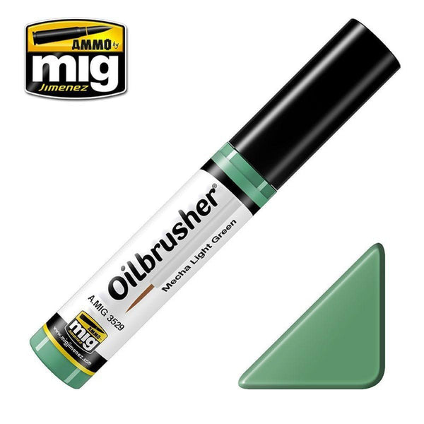 Ammo By MIG Mecha light green Oilbrusher - Gap Games