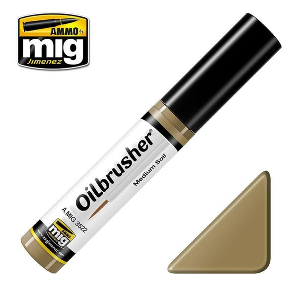 Ammo By MIG Medium soil Oilbrusher - Gap Games