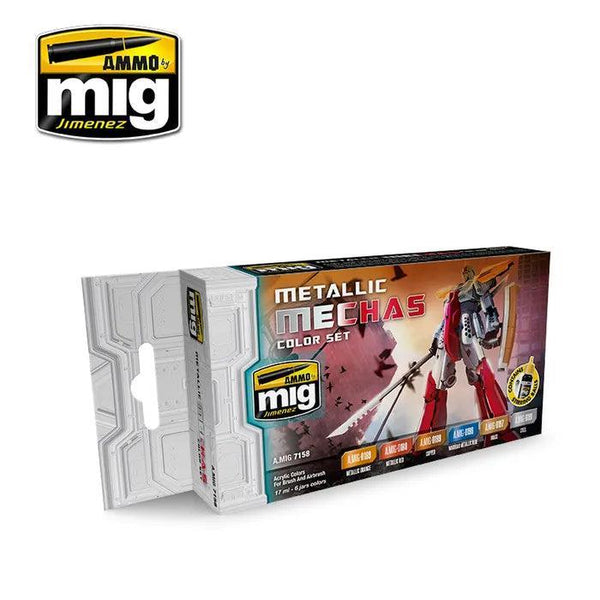Ammo by MIG Metallic Mechas Colour Set - Gap Games