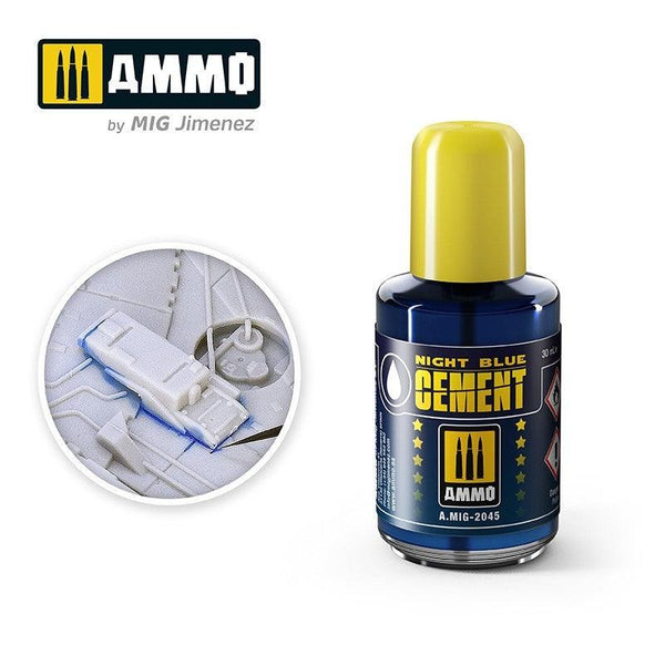 Ammo by MIG Night Blue Cement 30ml - Gap Games