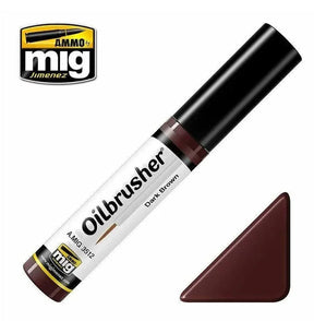 Ammo by MIG Oilbrusher Dark Brown - Gap Games