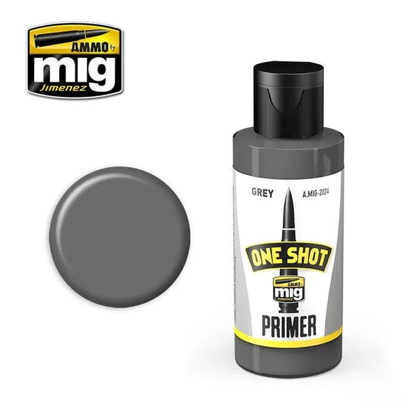 Ammo by MIG One Shot Primer - Grey 60ml - Gap Games