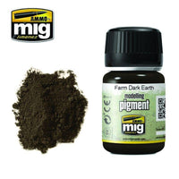 Ammo by MIG Pigments Farm Dark Earth 35ml - Gap Games