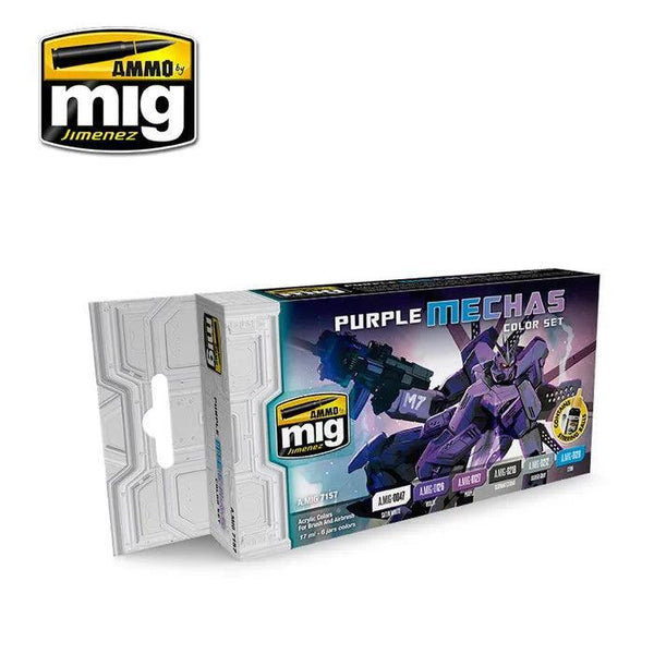 Ammo by MIG Purple Mechas Colour Set - Gap Games
