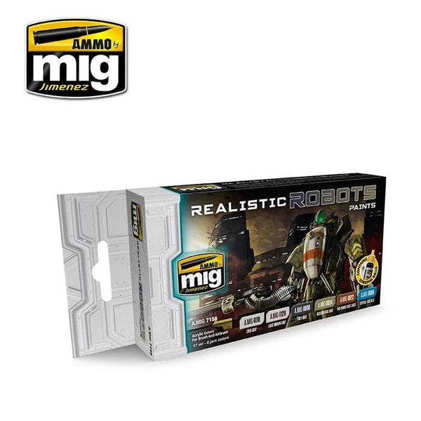 Ammo by MIG Realistic Robots Colour Set - Gap Games