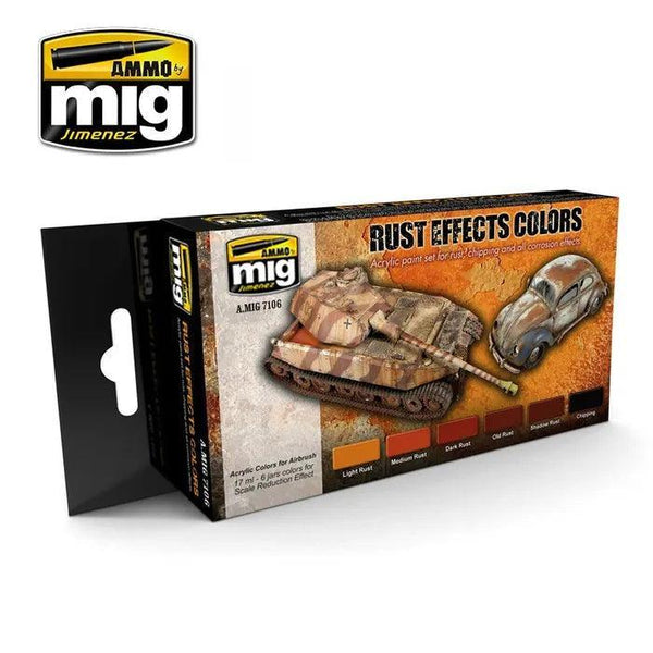 Ammo by MIG Rust Effects Colours Set - Gap Games