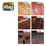 Ammo by MIG Rust Effects Colours Set - Gap Games