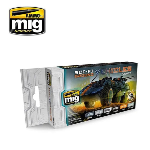 Ammo by MIG Sci-Fi Ground Vehicles Colour Set - Gap Games