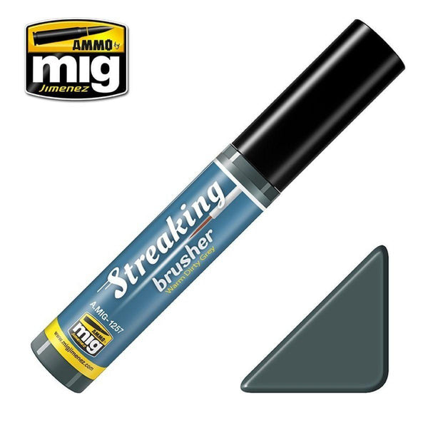Ammo By MIG Warm Dirty grey Streakingbrusher - Gap Games