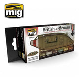 Ammo by MIG WWI British & German Colours Set - Gap Games