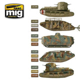 Ammo by MIG WWI British & German Colours Set - Gap Games