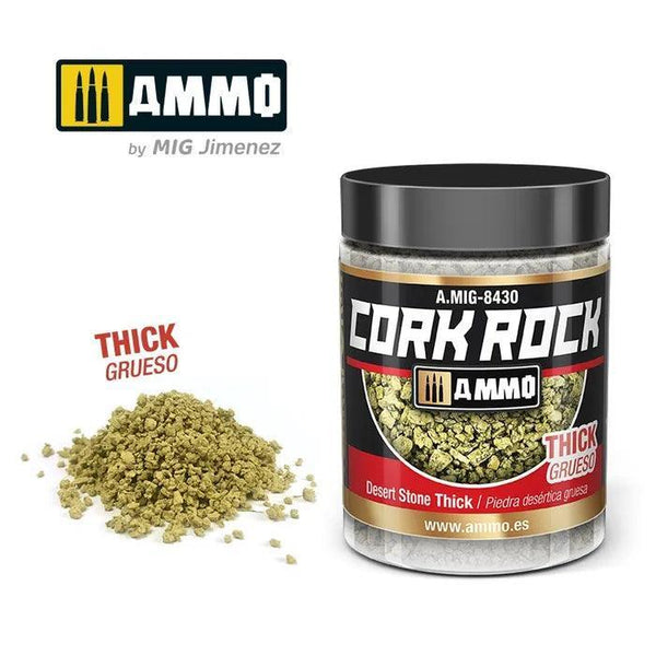 Ammo Terraform Cork Rock Desert Stone Thick (100ml) - Gap Games