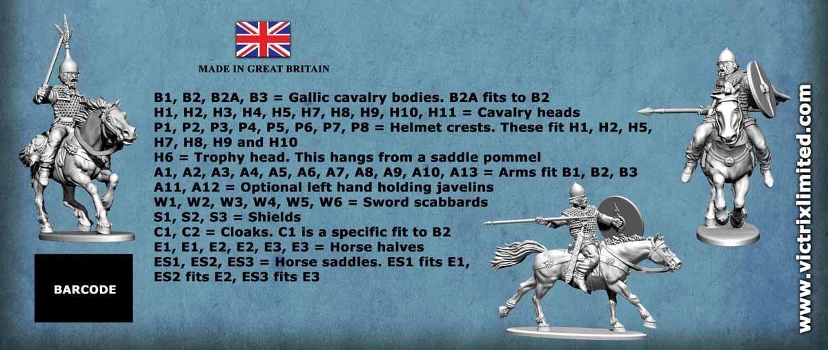 Ancient Gallic Cavalry - Gap Games