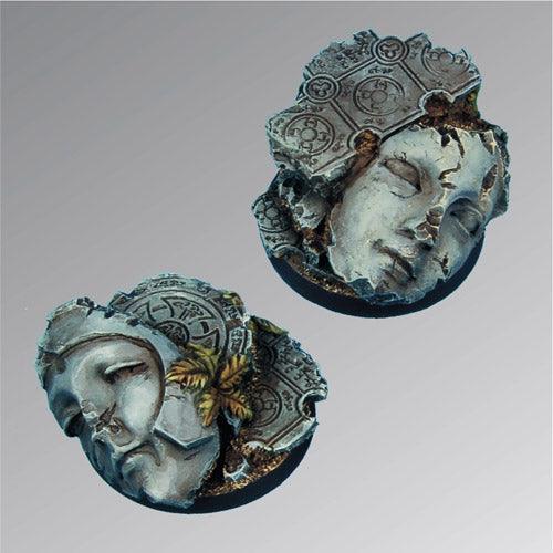 Ancient Ruins 40 mm round bases set1 (2) - Gap Games