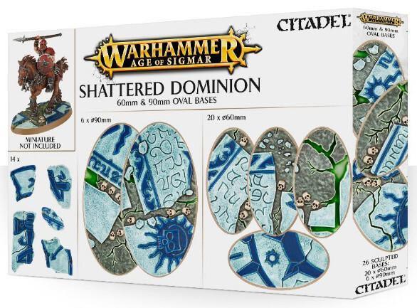 AOS: Shattered Dominion: 60 & 90mm Oval Bases - Gap Games