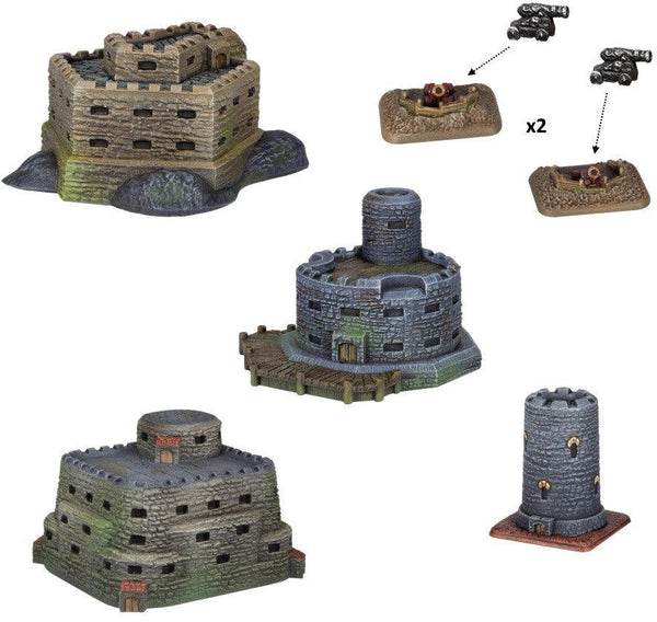 Armada Scenery Pack - Fortifications - Gap Games
