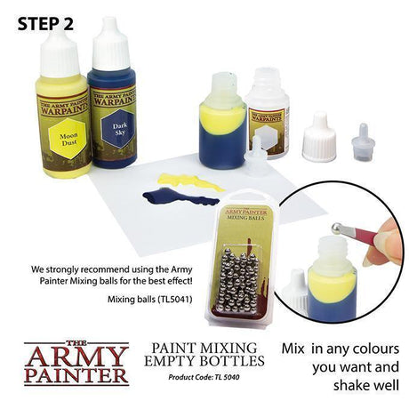 Army Painter - Paint Mixing Empty Bottles (2019) - Gap Games
