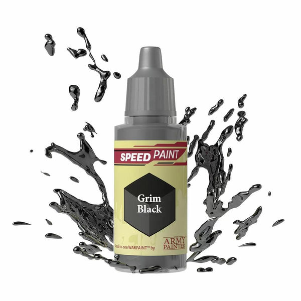 Army Painter Speedpaint 2.0 - Grim Black 18ml - Gap Games