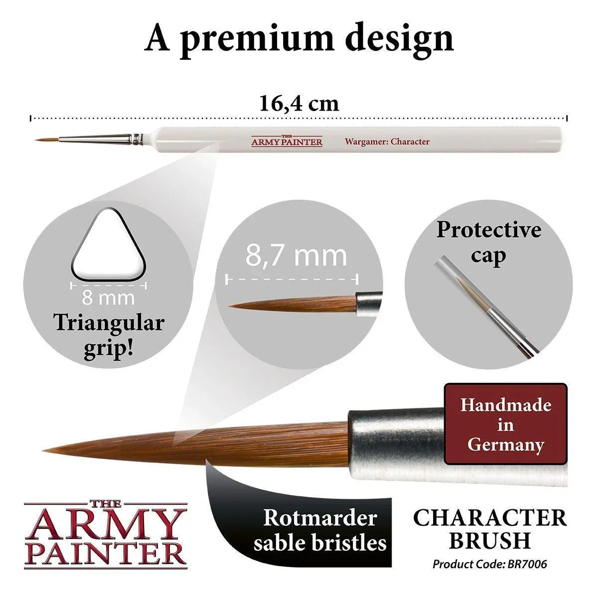 Army Painter - Wargamer Brush - Character - Gap Games