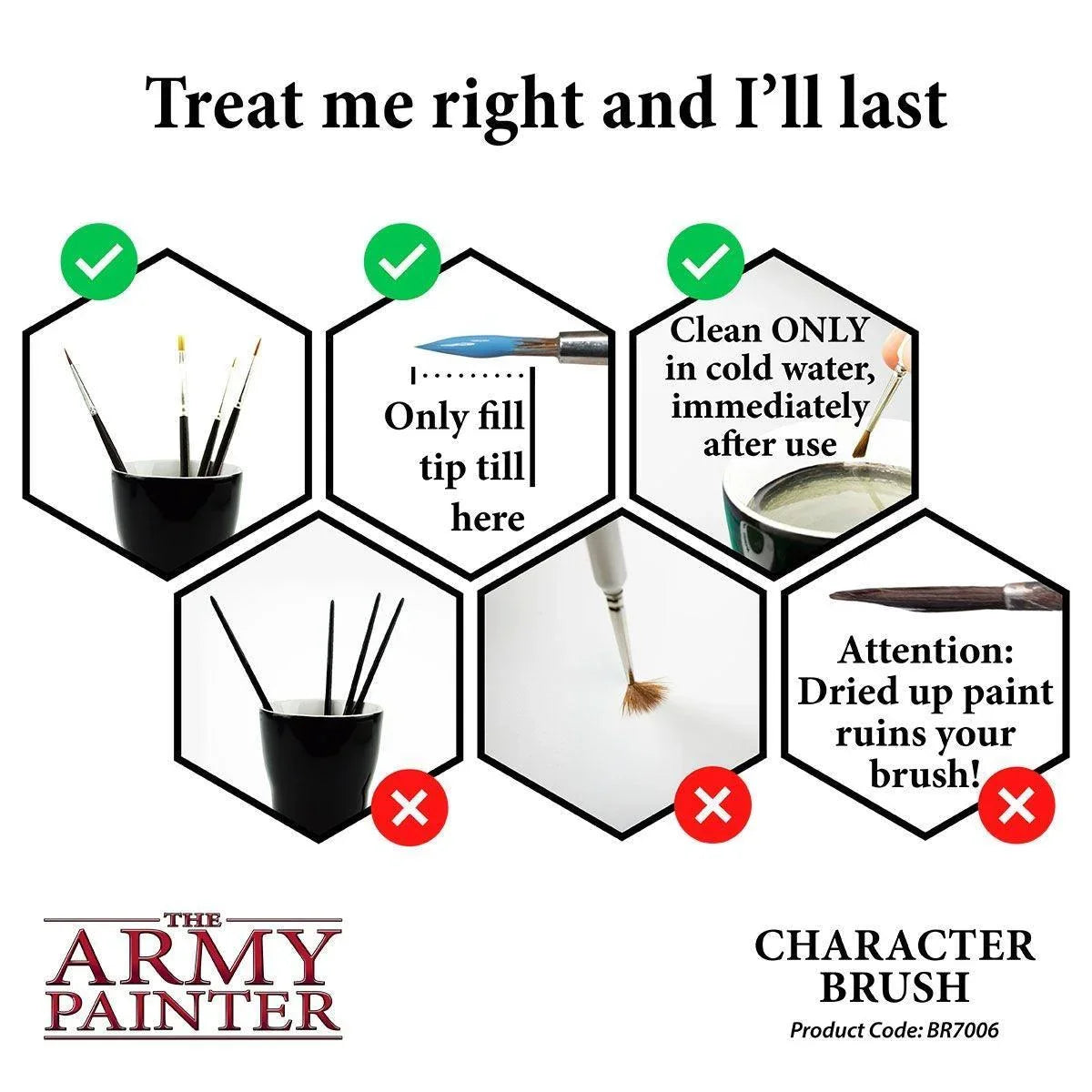 Army Painter - Wargamer Brush - Character - Gap Games