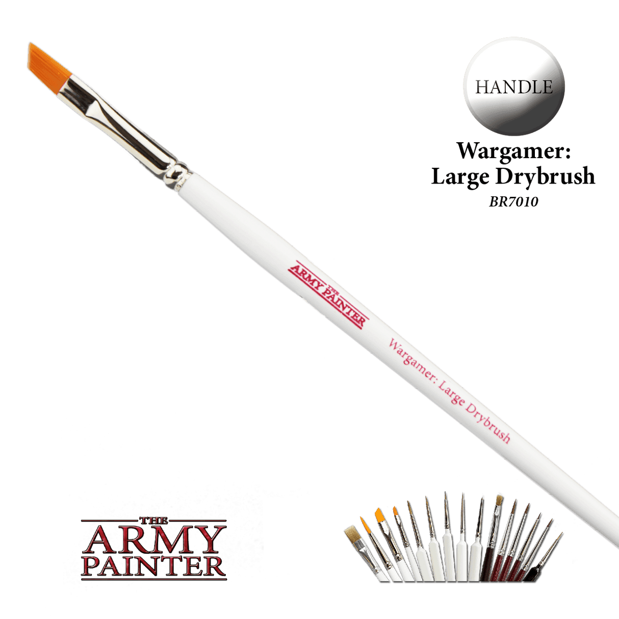 Army Painter - Wargamer Brush - Large Drybrush - Gap Games