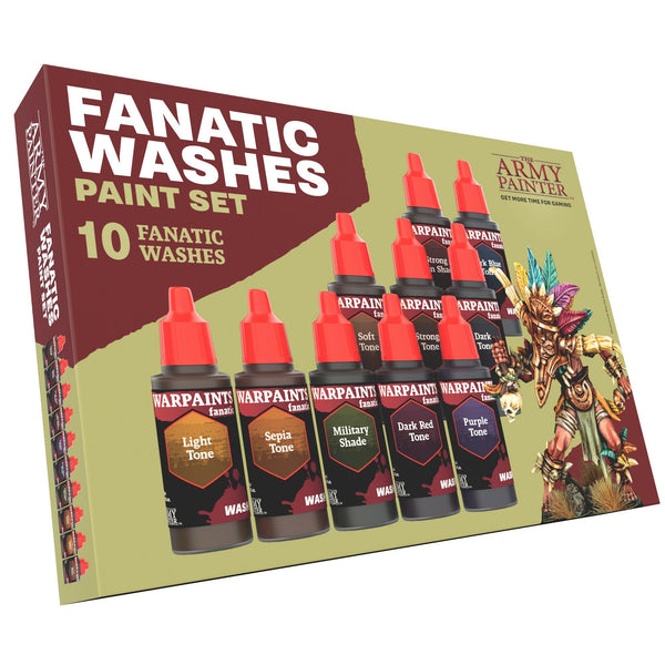 Army Painter - Warpaints Fanatic - Washes Paint Set - Pre-Order - Gap Games