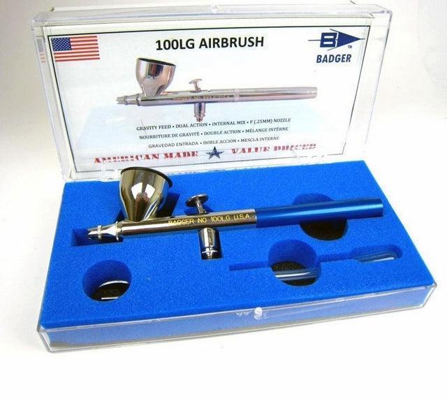 Badger BG-G100 Dual Action Endeavor LG Cupp Gravity Feed Airbrush Set - Gap Games