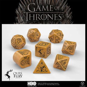 Q Workshop - Game of Thrones - Baratheon Dice Set 8