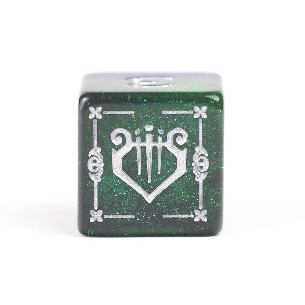 Sirius Dice - D&D Adventure Dice - Bard - Blue