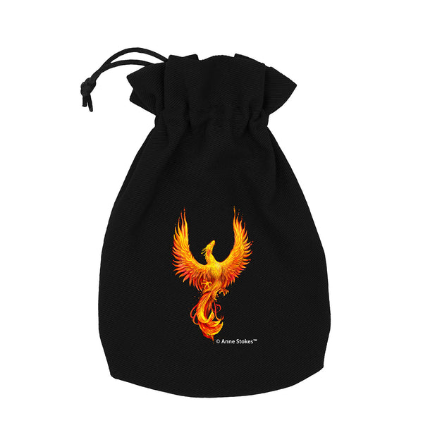Q Workshop - Anne Stokes - Dice Pouch - Phoenix